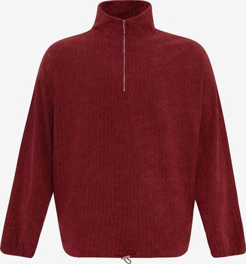 Sweat-shirt Antioch en rouge : devant