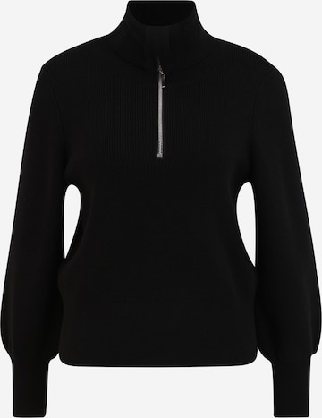 Y.A.S Petite Sweater 'DALMA' in Black: front