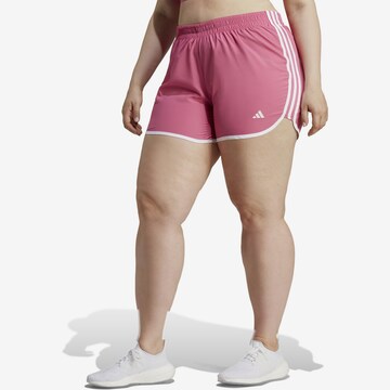 ADIDAS PERFORMANCE Regular Sportbroek 'Marathon 20' in Roze