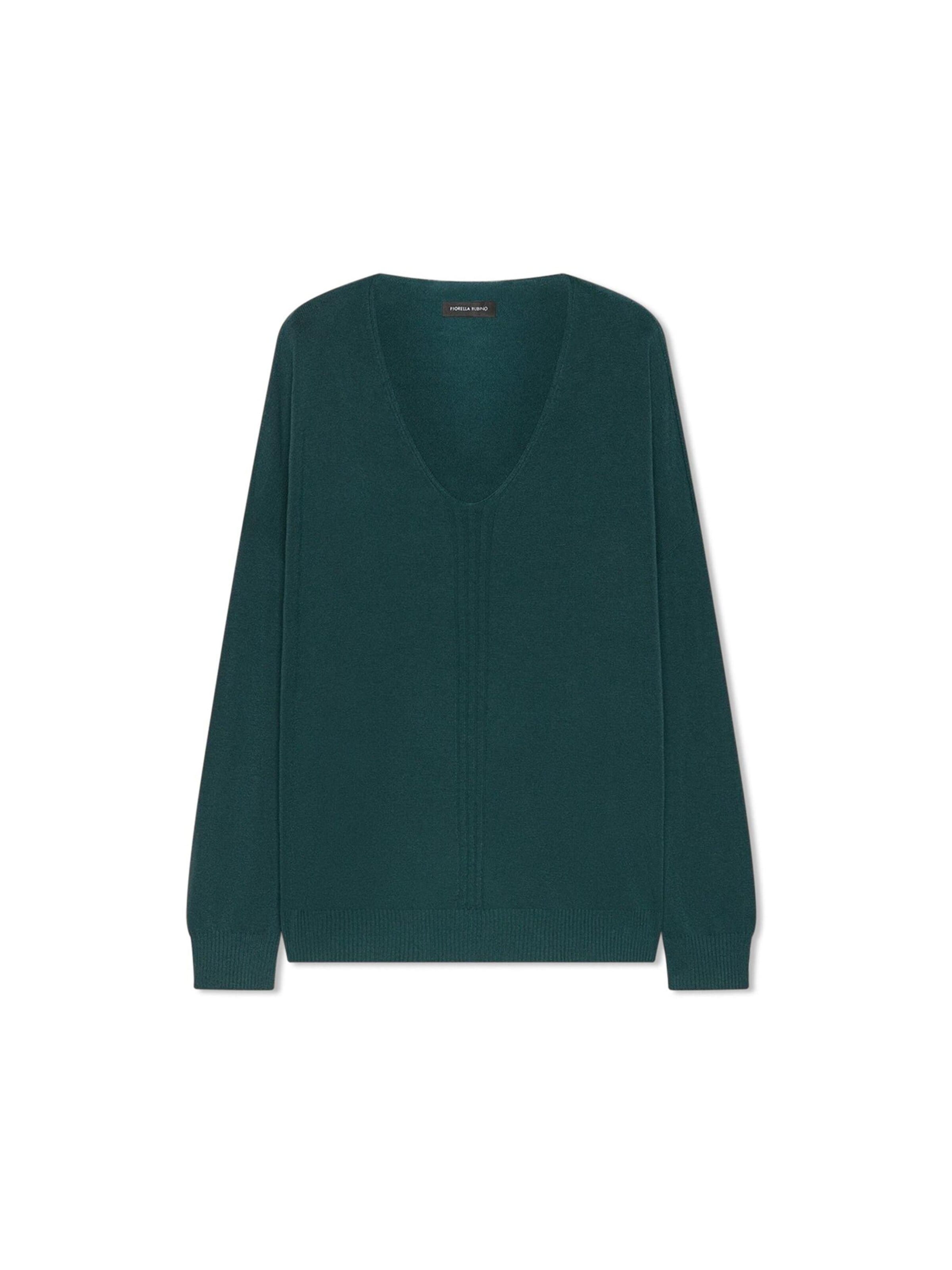 Pullover di Fiorella Rubino in verde: frontale