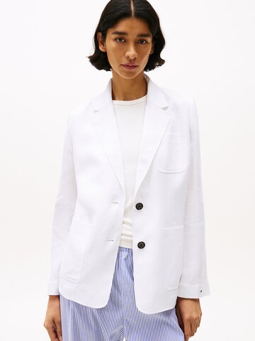 Blazer TOMMY HILFIGER en blanc : devant