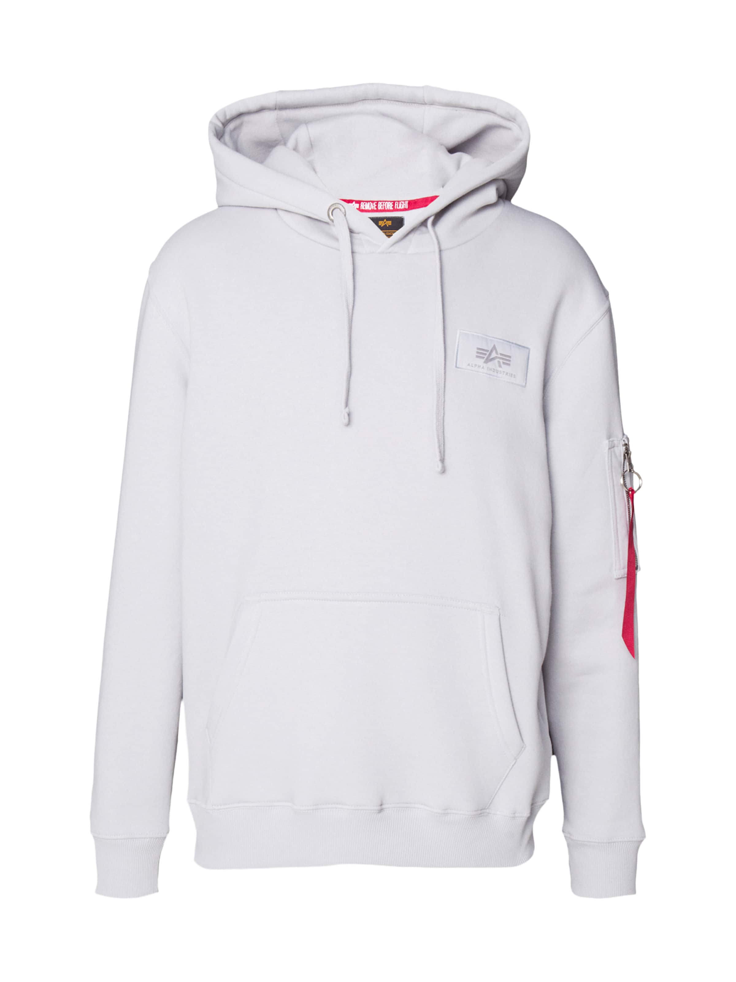 pilka ALPHA INDUSTRIES Megztinis be užsegimo: priekis