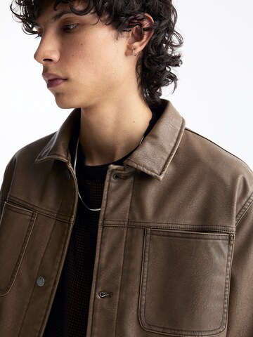 Pull&Bear Between-season jacket in Brown