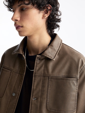 Pull&Bear Between-season jacket in Brown