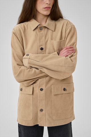 My Essential Wardrobe Between-Season Jacket 'Olly' in Brown