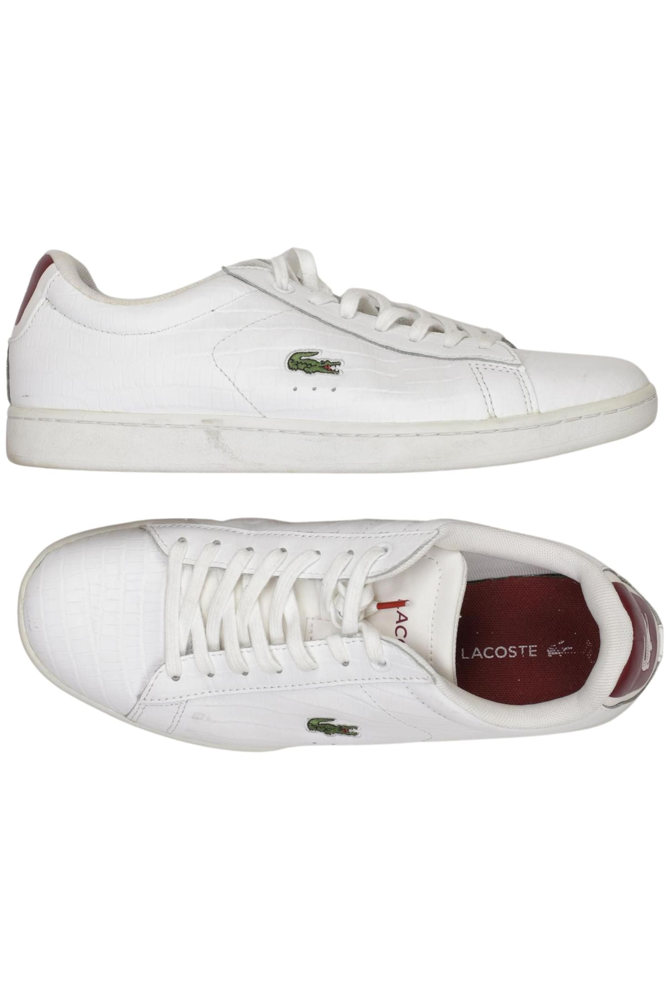 LACOSTE Sneaker 38 in Weiß: Vorderseite