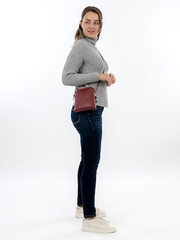 Borsa a spalla ' E&N Emma ' di Emily & Noah in rosso: frontale
