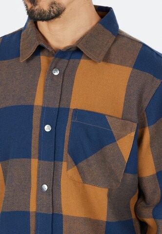 Whistler Regular fit Athletic Button Up Shirt 'Vecna' in Brown