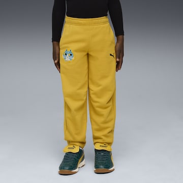 PUMA Tapered Trousers 'Moody Cat' in Yellow