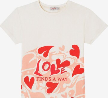 Cath Kidston T-Shirt 'Fun Love' in Weiß: predná strana