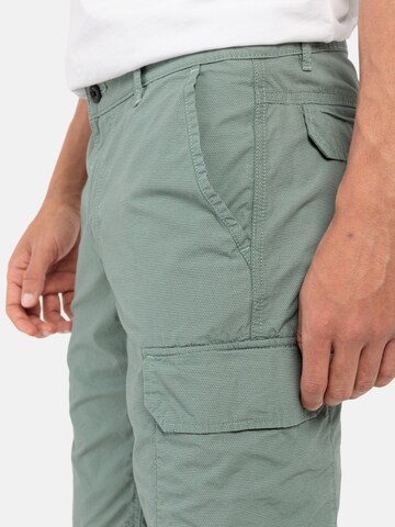 CAMEL ACTIVE Regular Regular Fit Cargo Shorts mit Minimal Print in Blau