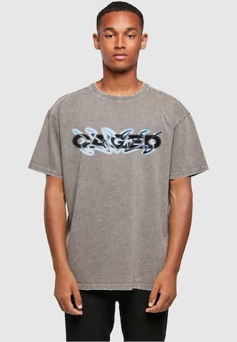 MT Upscale - Camisa 'Cagedchrome' em cinzento