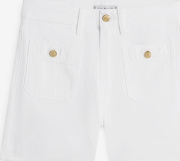 TOMMY HILFIGERregular Traperice - bijela boja: prednji dio