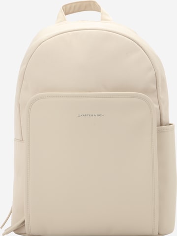 Sac à dos 'Aalborg' Kapten & Son en beige : devant