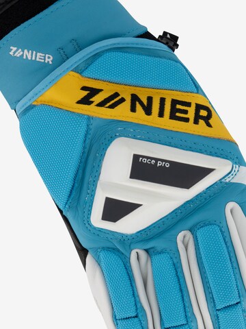 Zanier Full Finger Gloves 'Gate Killer' in Blue