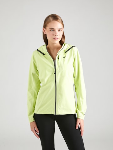 ASICS Sports jacket 'Accelerate' in Yellow: front