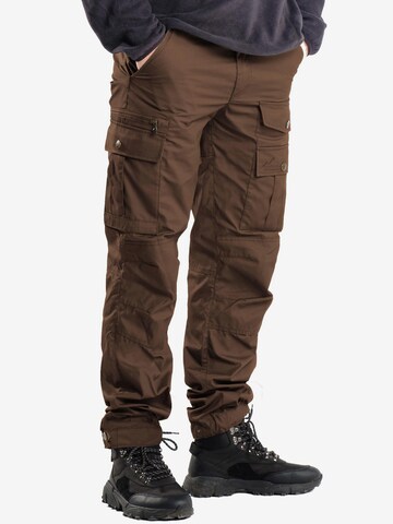 Regular Pantalon outdoor 'Leviathan' normani en marron