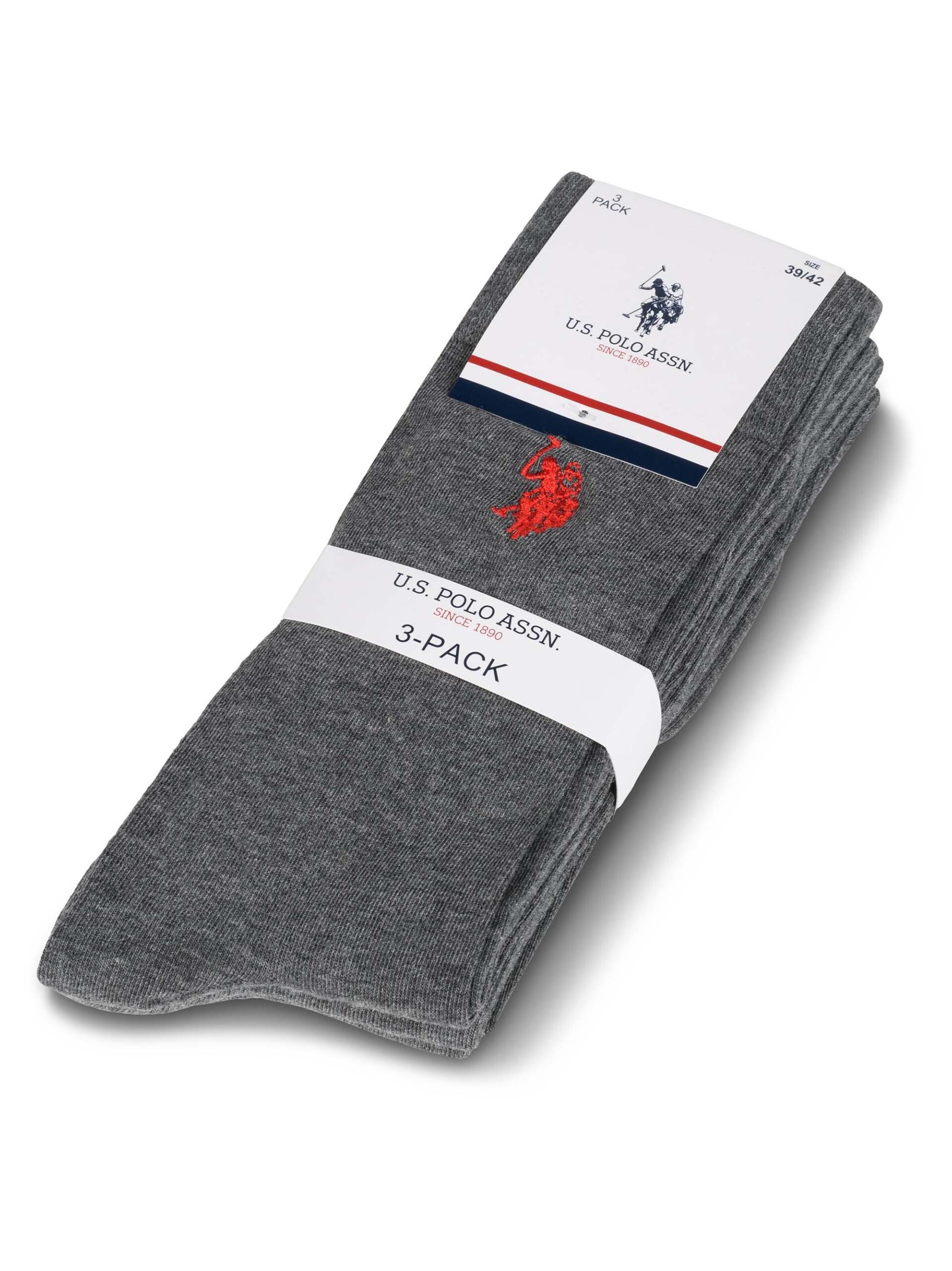 Chaussettes U.S. POLO ASSN. en gris