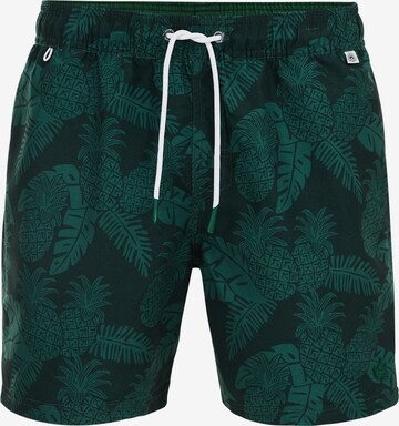 Shorts de bain WE Fashion en vert : devant