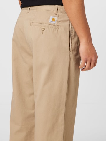 Carhartt WIP Normální Kalhoty se sklady v pase 'Salford' – béžová