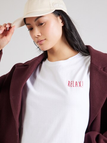 Frogbox Shirt 'Snoopy Relax' in Wit