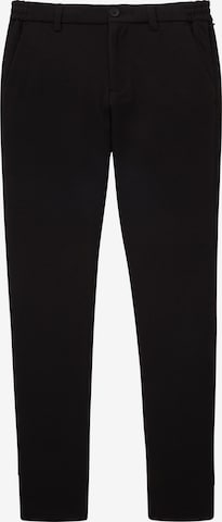 Coupe slim Pantalon chino TOM TAILOR en noir : devant
