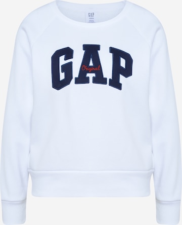 Gap Petite Sweatshirt in White: front