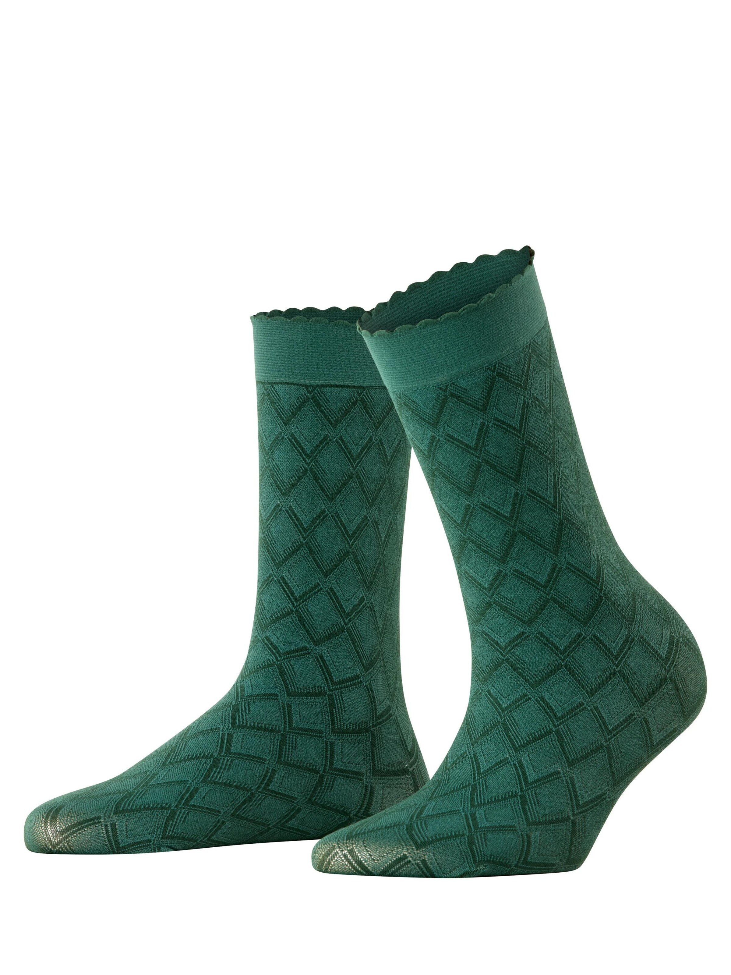 FALKE Socken 'Ice Dune'‌‌‌‌‌‌‌‌‌ in Grün: Vorderseite