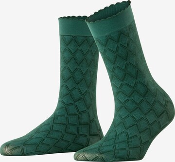 FALKE Socken 'Ice Dune' in Grün: Vorderseite