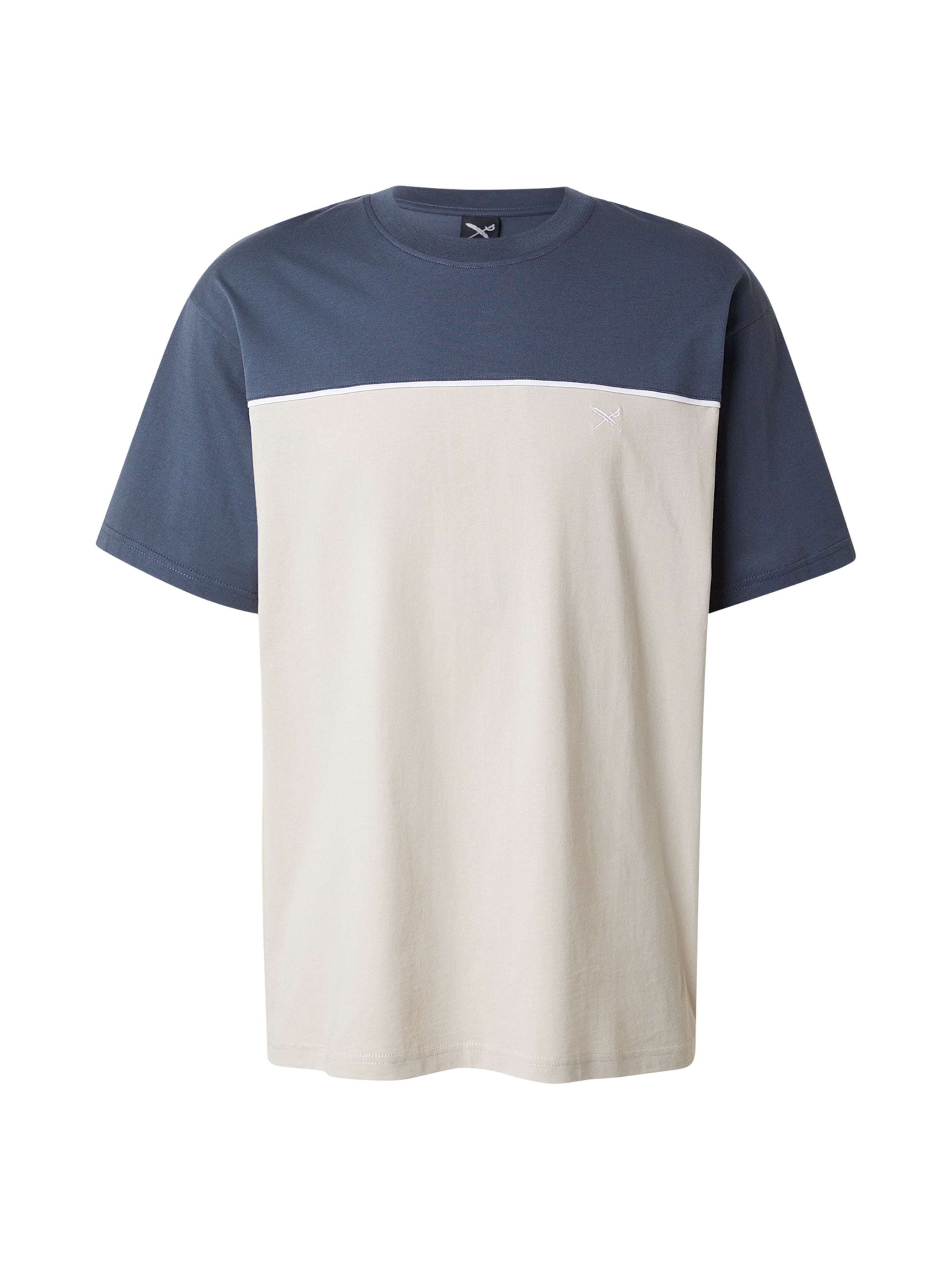 Iriedaily Tričko 'Auf Deck' – béžová: přední strana