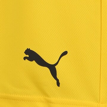 PUMA Regular Sportbroek 'TeamRise' in Geel