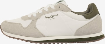 Baskets basses 'NALA' Pepe Jeans en blanc : devant