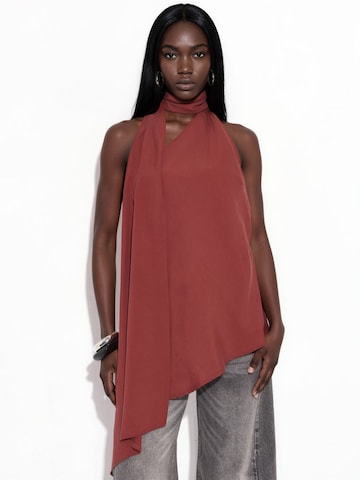 Camicia da donna di Hiccup in rosso: frontale