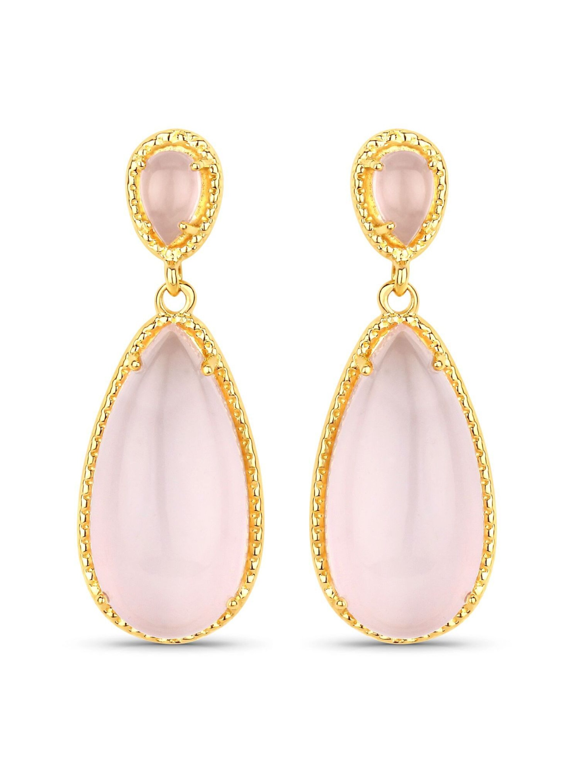 Boucles d'oreilles Rafaela Donata en or : devant