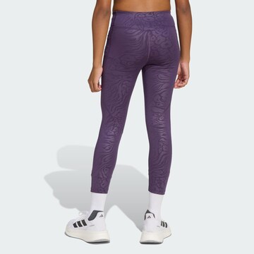 ADIDAS SPORTSWEAR Skinny Sports trousers 'All Sports Optime' in Purple