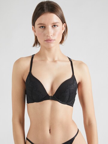 Invisible Soutien-gorge Hunkemöller en noir : devant