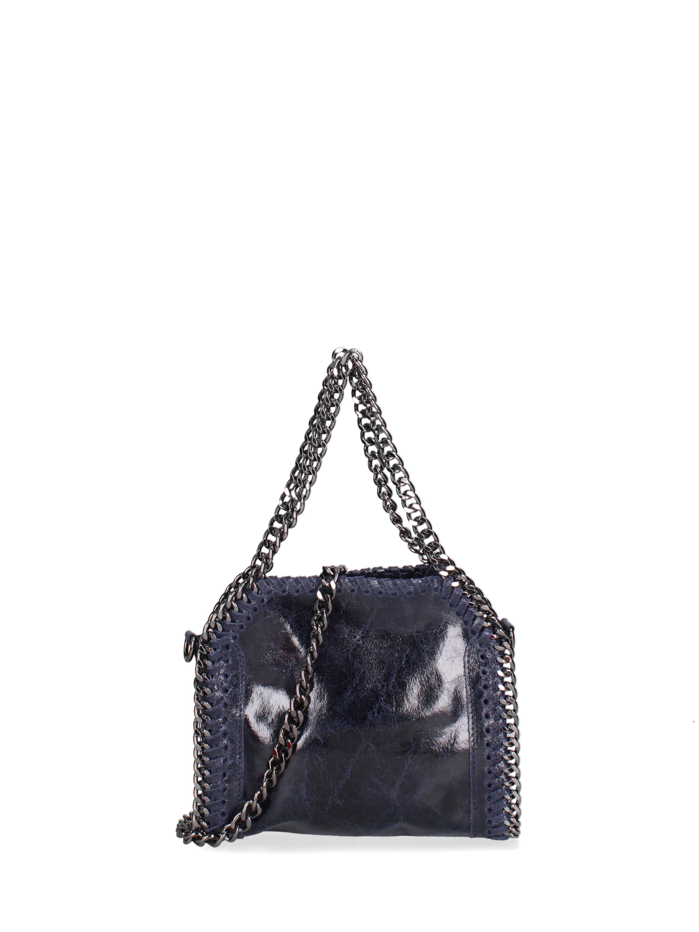Borsa a mano 'Borsa a mano donna pelle scamosciata stampata con zip - Zefira Chic' di Gave Lux in blu