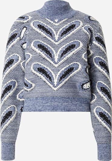 Guido Maria Kretschmer Women Sweter 'Thamina' w kolorze niebieski / czarny / białym, Podgląd produktu