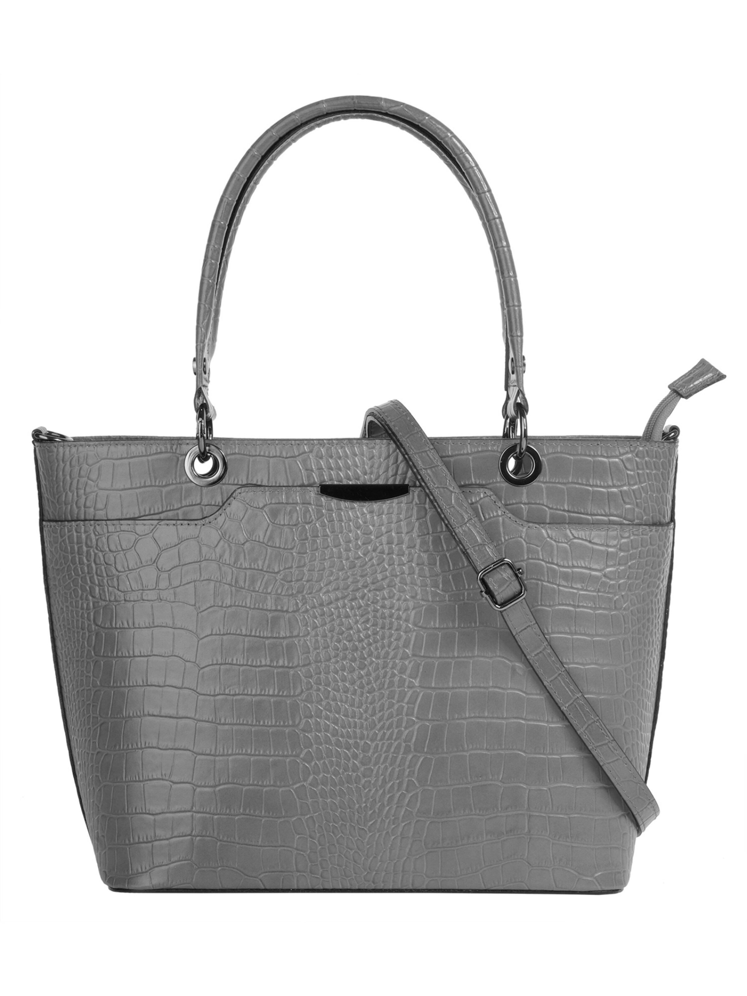 Cluty Handtasche‌‌‌‌‌‌‌‌ in Grau: Vorderseite