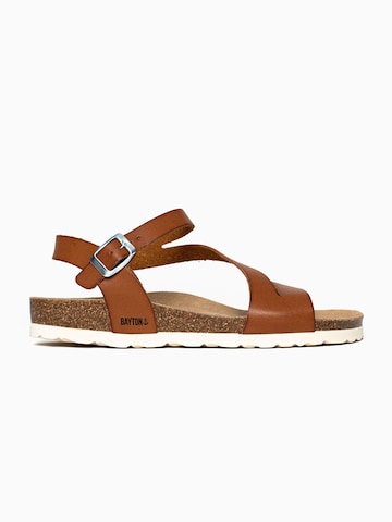 Bayton Strap sandal 'Jaeva' in Brown