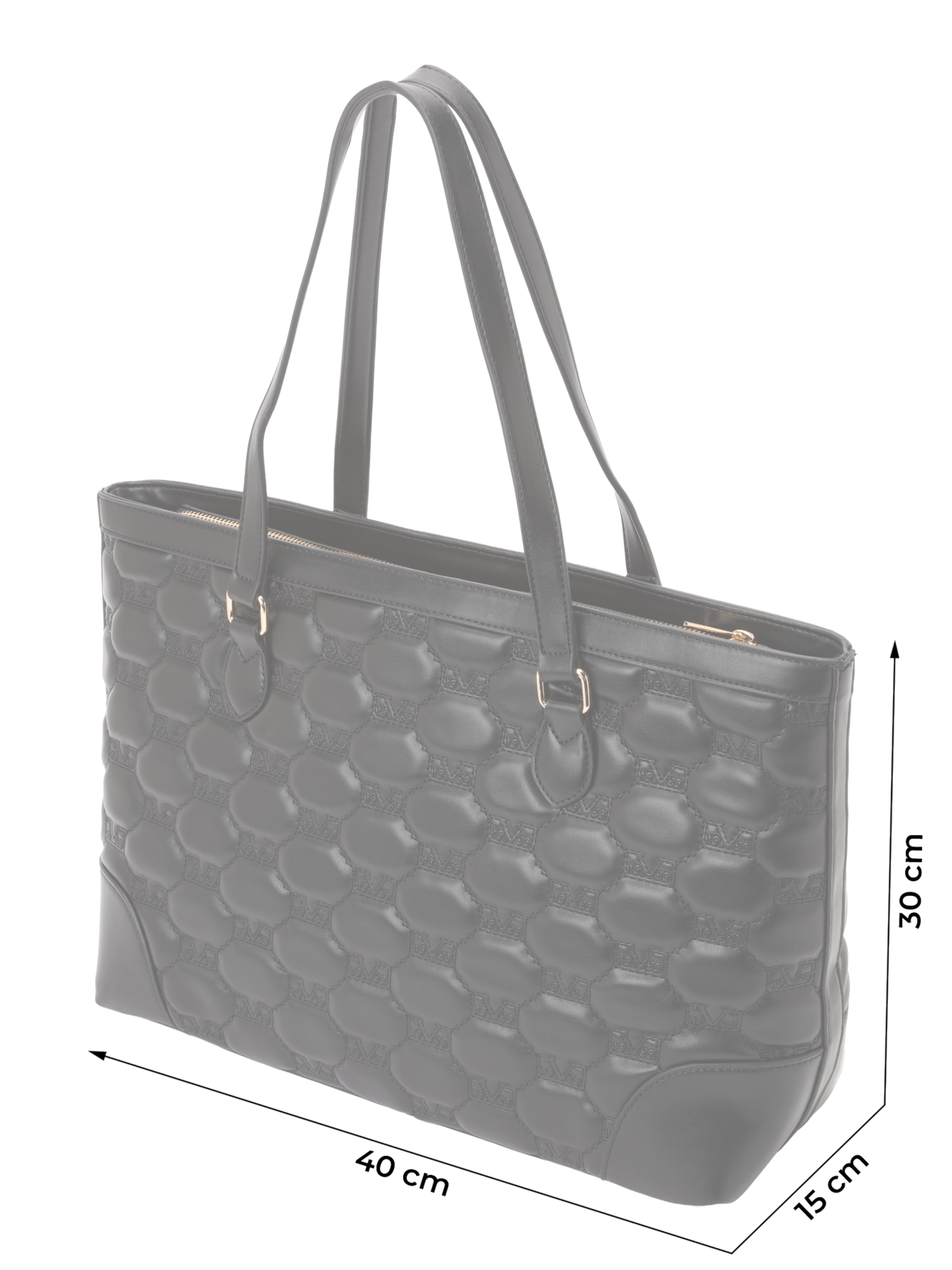 19V69 ITALIA Μεγάλη τσάντα 'Desiree' σε μαύρο