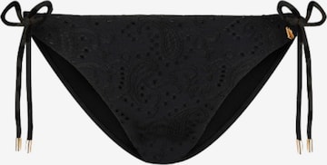 Beachlife Bikinibroek 'Black Embroidery' in Zwart: voorkant