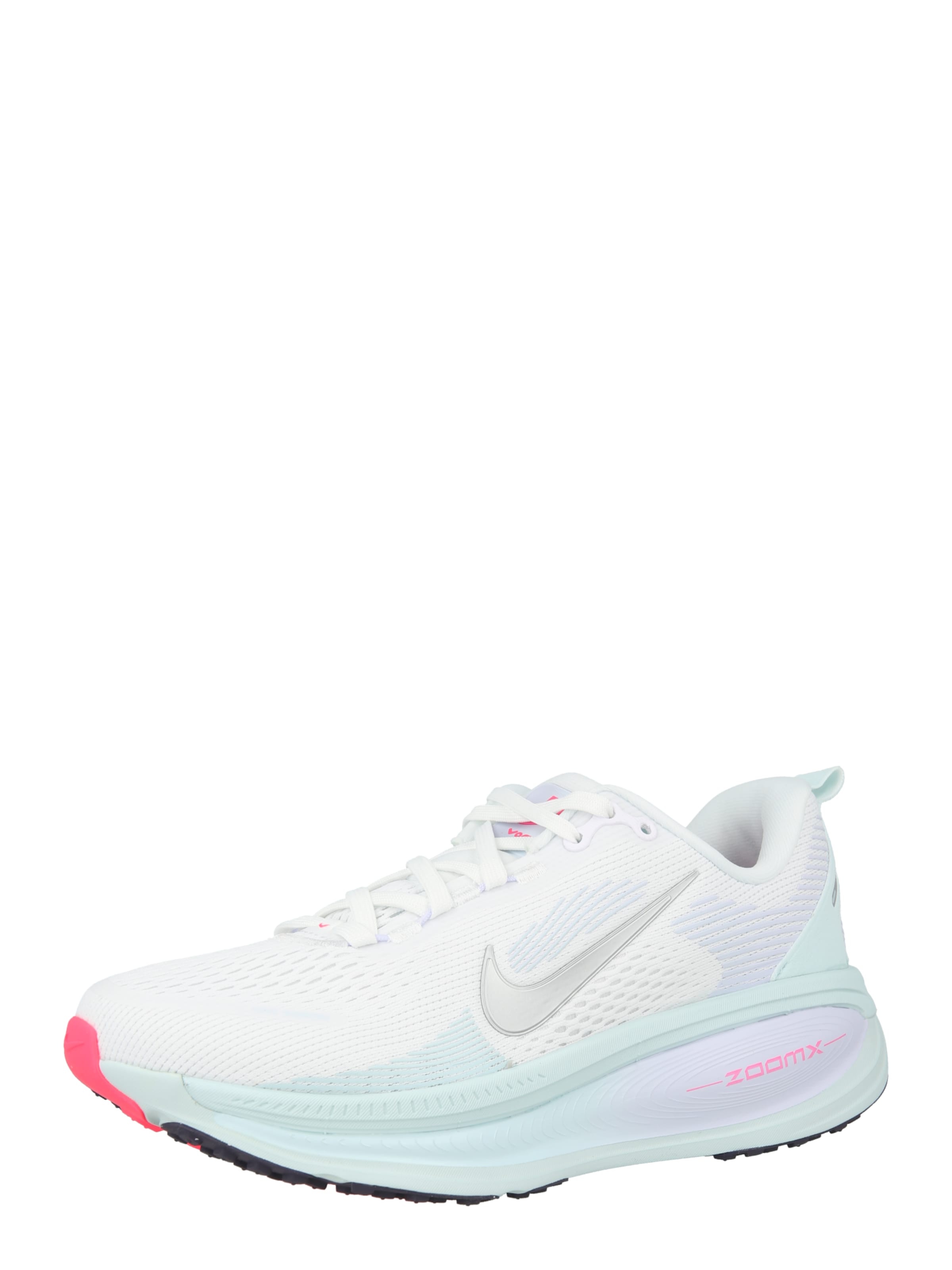 NIKE Chaussure de course 'VOMERO 18' en bleu pastel / menthe / blanc, Vue avec produit