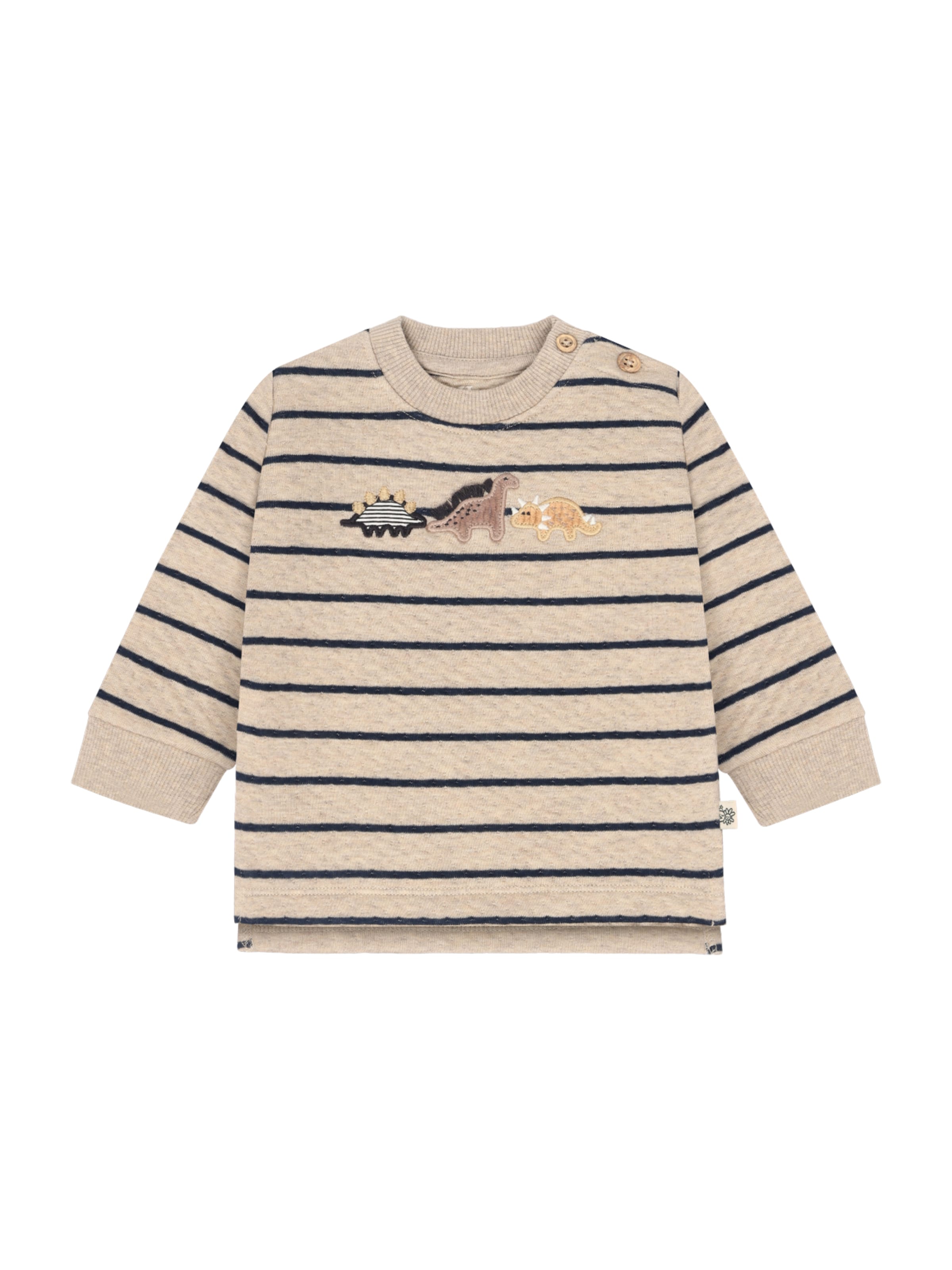 Hust & Claire - Camiseta 'Sofus Dinos' en beige: frente