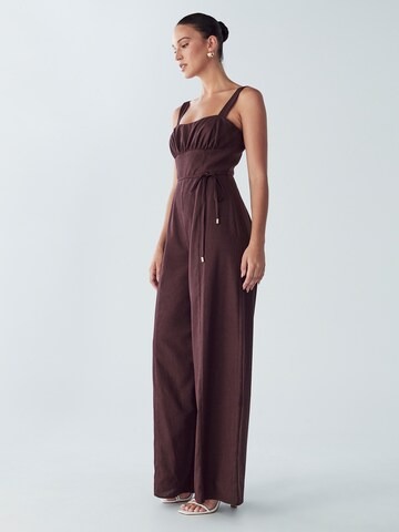 BWLDR Jumpsuit 'Orchid' in Brown