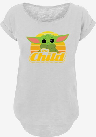 F4NT4STIC Shirt 'The Mandalorian Baby Yoda' in Wit