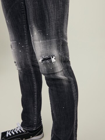 Skinny Jean 'GLENN' JACK & JONES en noir