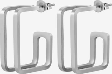 Akzent Earrings 'Vilja, hautverträglich' in Silver: front