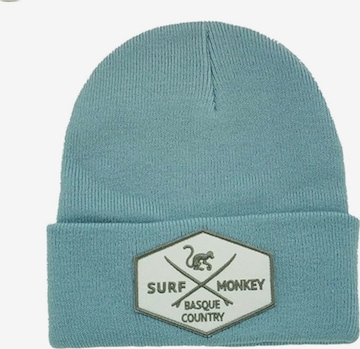 Surf Monkey Mütze in Blau: Vorderseite