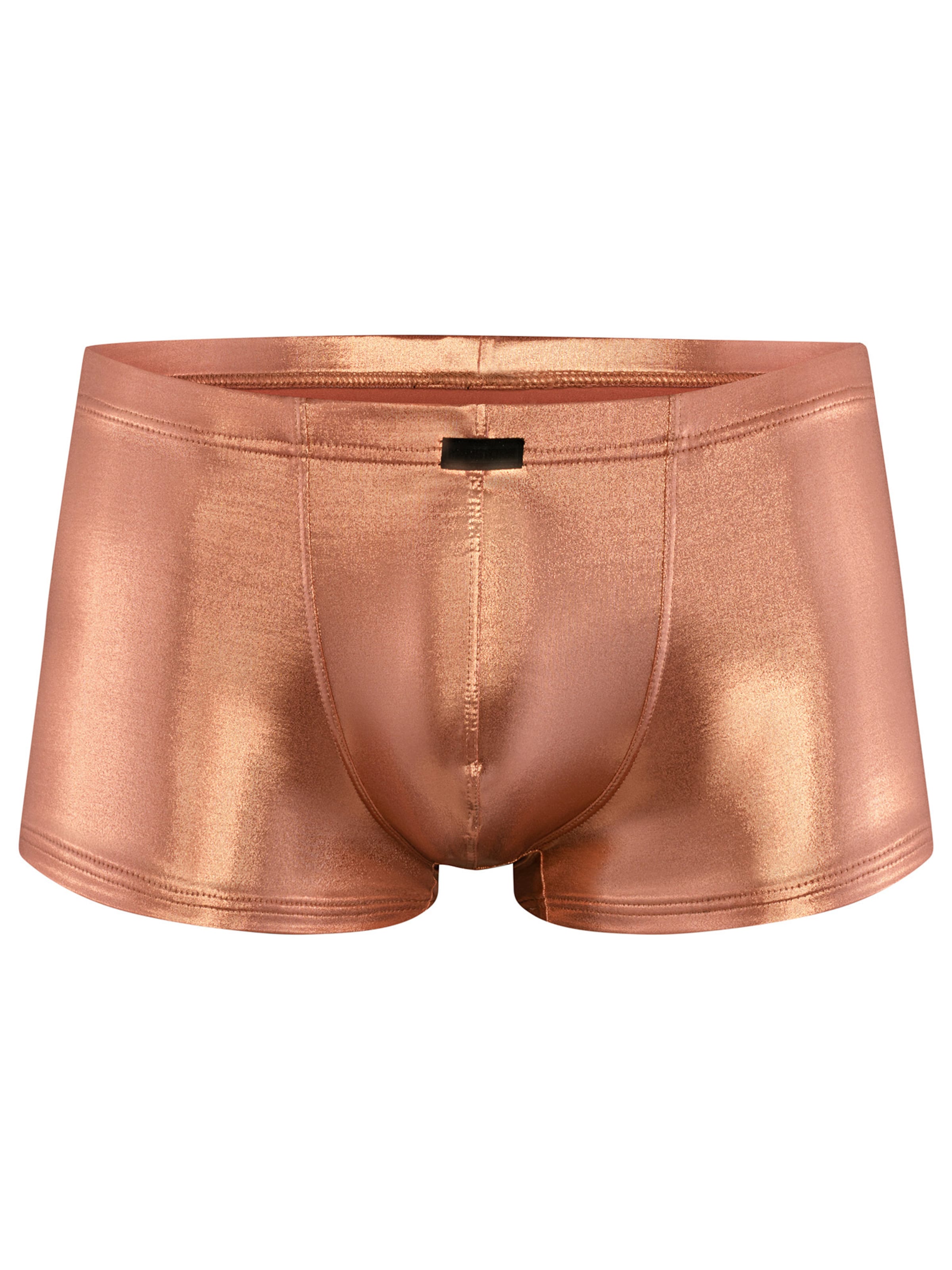 Manstore Boxer shorts ' M2614 Micro Pants ' in Bronze: front